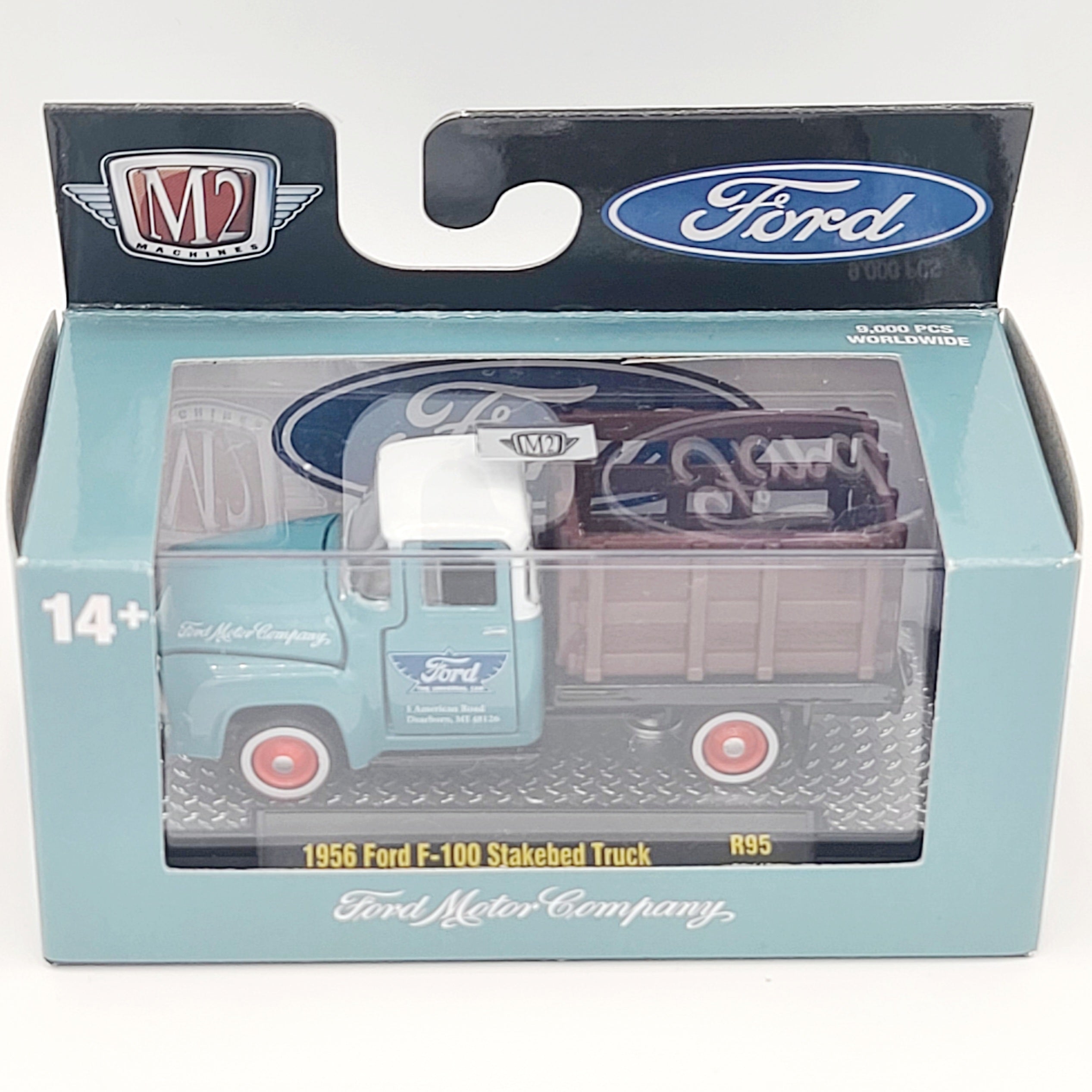 M2 Machines '56 Ford F-100 Stakebed Truck - 1:64 (2024 Auto-Thentics Rel. 95)
